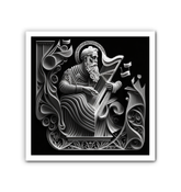 Colorful Latin music-inspired wrapped canvas art.